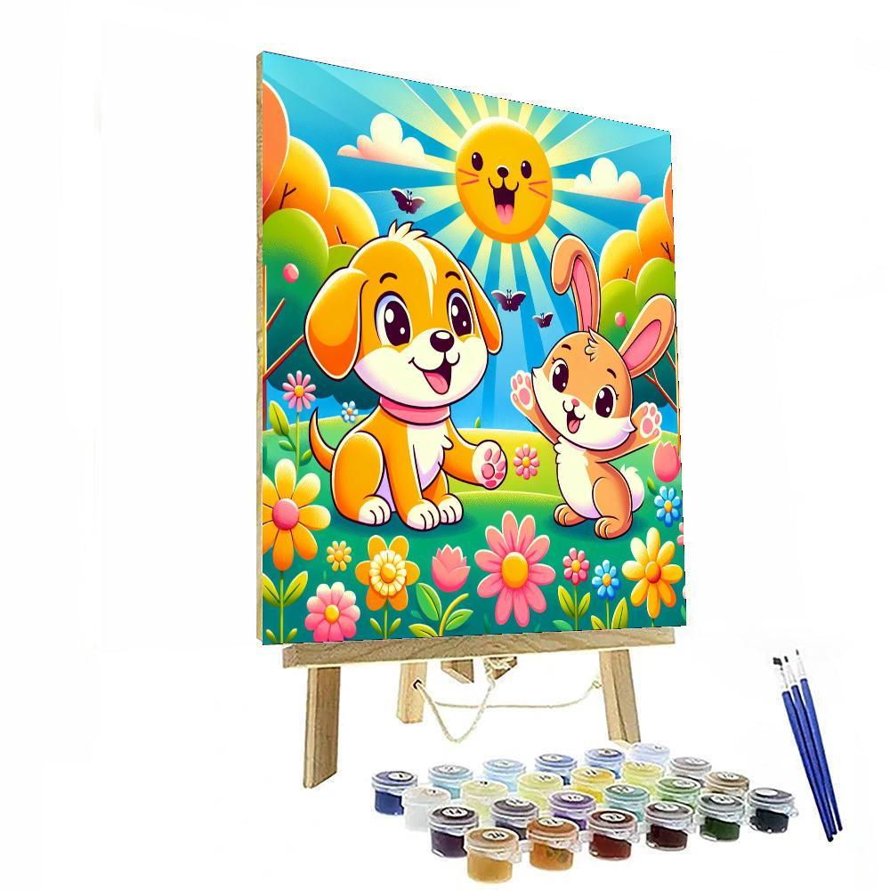 Magical Animal Friends Numbered Painting Kits