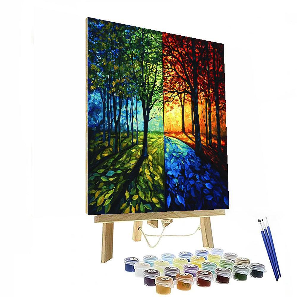 Caravaggio Inspired Shadowplay Of Seasons  DIY Paint By Numbers