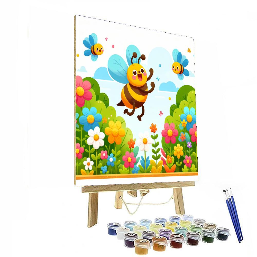 Busy Bee's Garden Visit Numbered Painting Kits