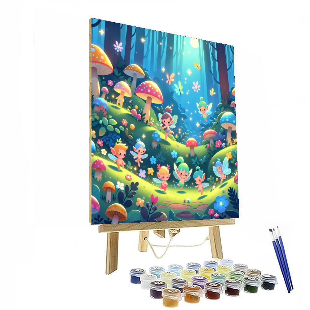 Enchanted Pixie Glen Paint By Numbers