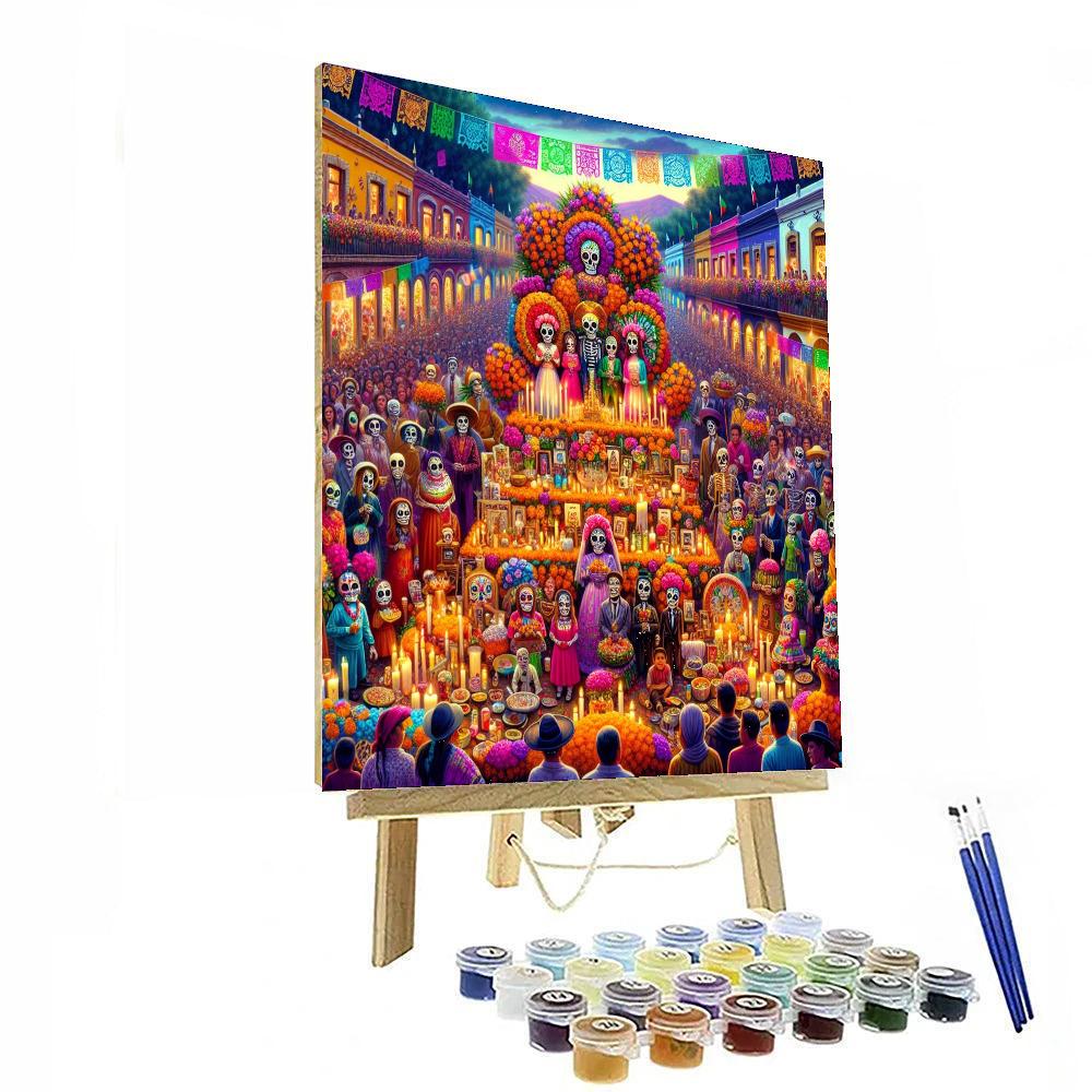 Dia De Los Muertos - Oaxaca Numbered Painting Kits