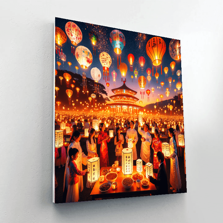 The Lantern Festival - Taiwan Number Painting