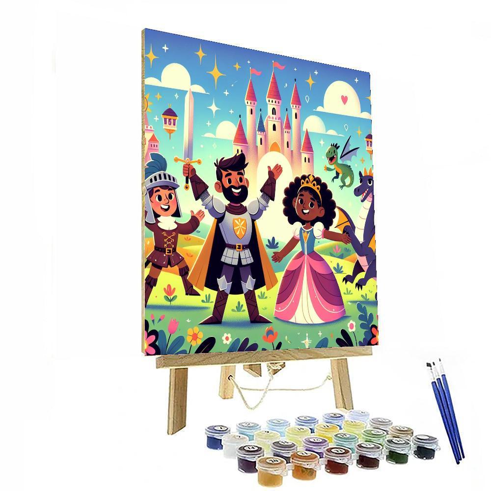 Fantasy World Of Adventures Painting Number Kit