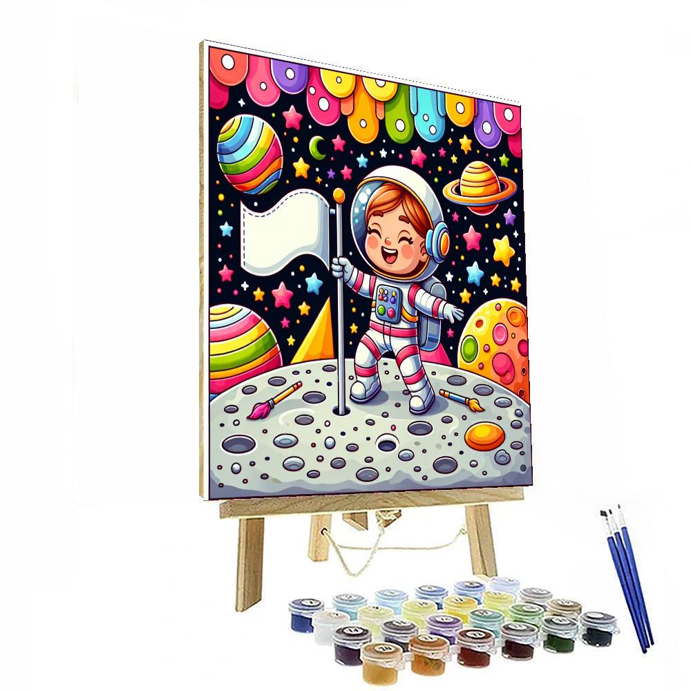 Lunar Explorer Challenge Paint By Number