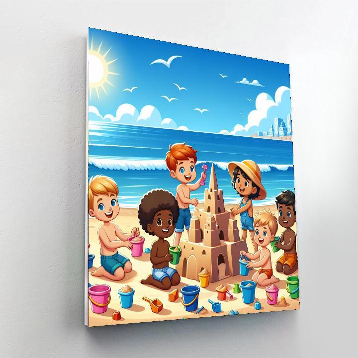 Seaside Sandcastle Festival Paint By Numbers Kits