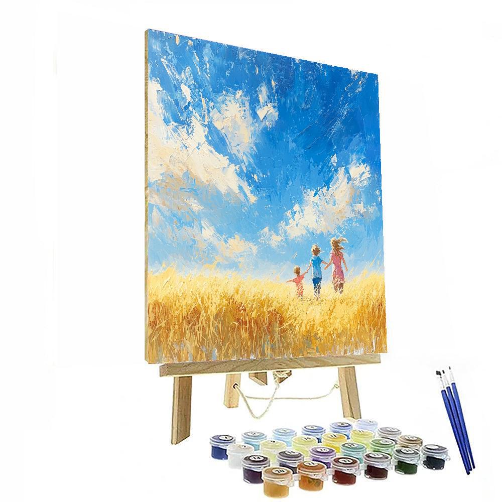 Golden Fields Of Childhood Paint By Number