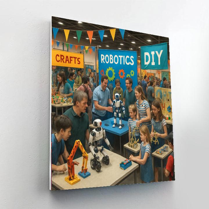 Bay Area Maker Faire - San Mateo Paint By Color