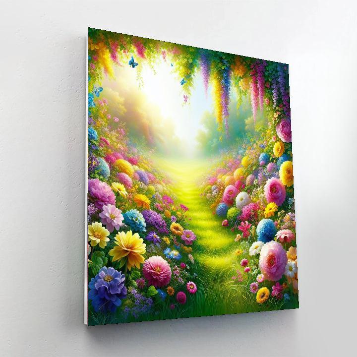 Vibrant Summer Meadows Painting By Numbers Kit