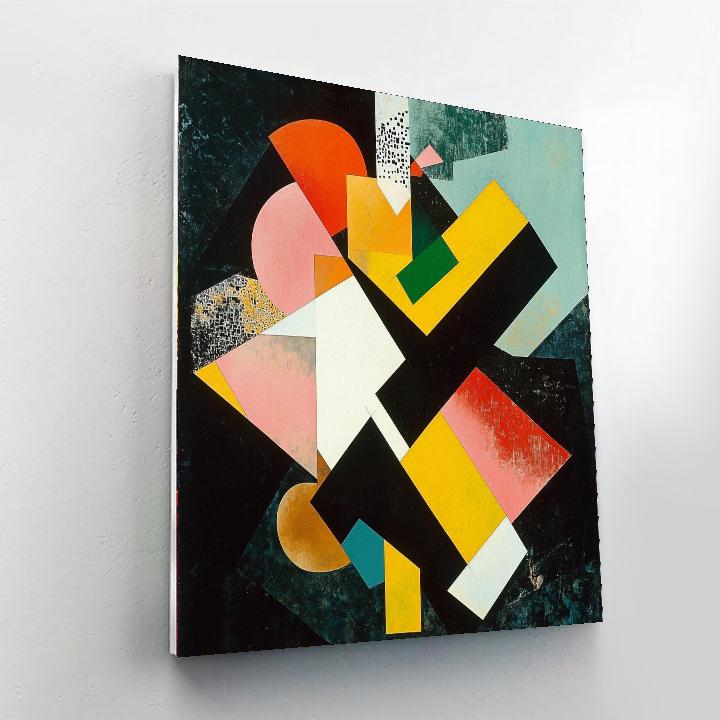 Kazimir Malevich Inspired Echoes Of Shape  Paint By Color