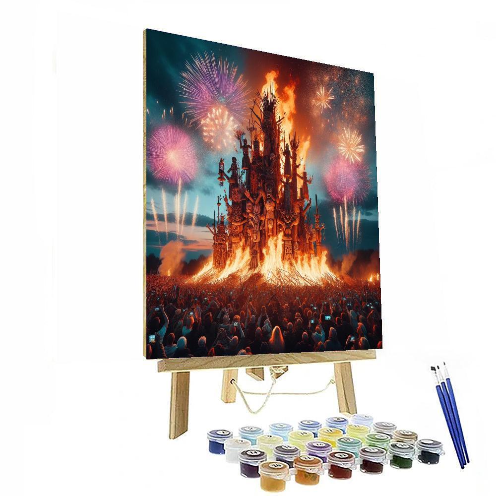 Hogueras De San Juan - Alicante DIY Paint By Numbers