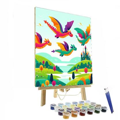 Enchanting Dragon Valley Number Painting