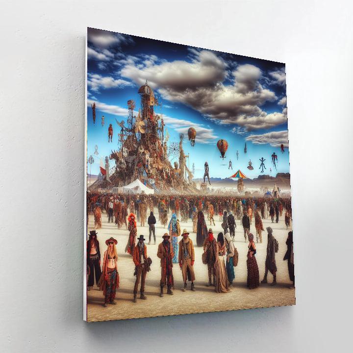 Afrikaburn - Tankwa Karoo Paint By Number