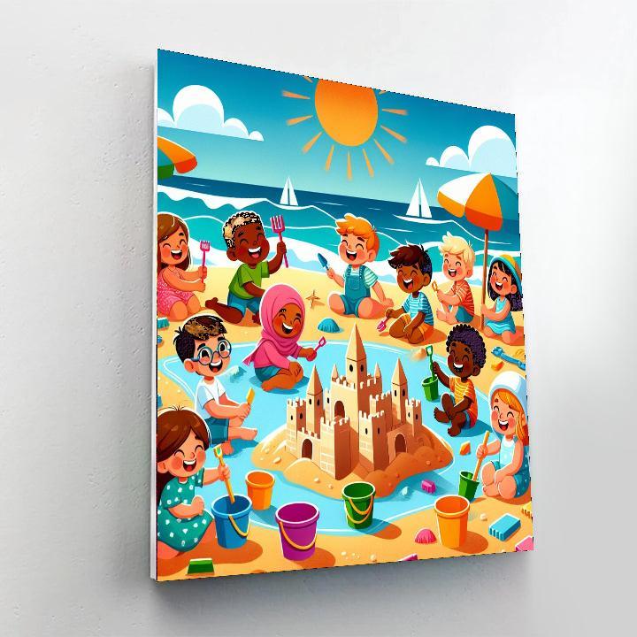 Happy Beach Day Paint By Number
