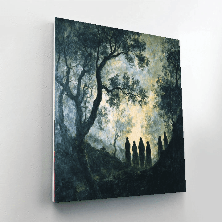 Francisco Goya Inspired Gothic Midnight Reverie  Paint By Color