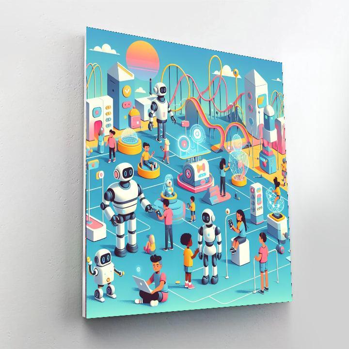 Robot Realm Paint By Number