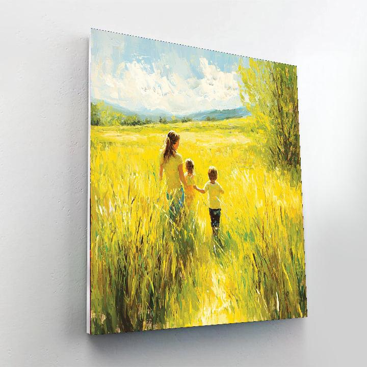 Fields Of Happiness Painting Number Kit