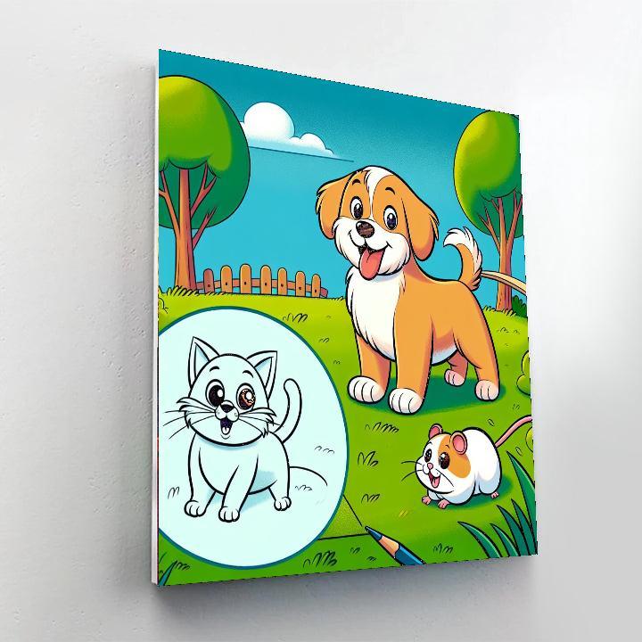Pet Playland Adventure Paint By Color