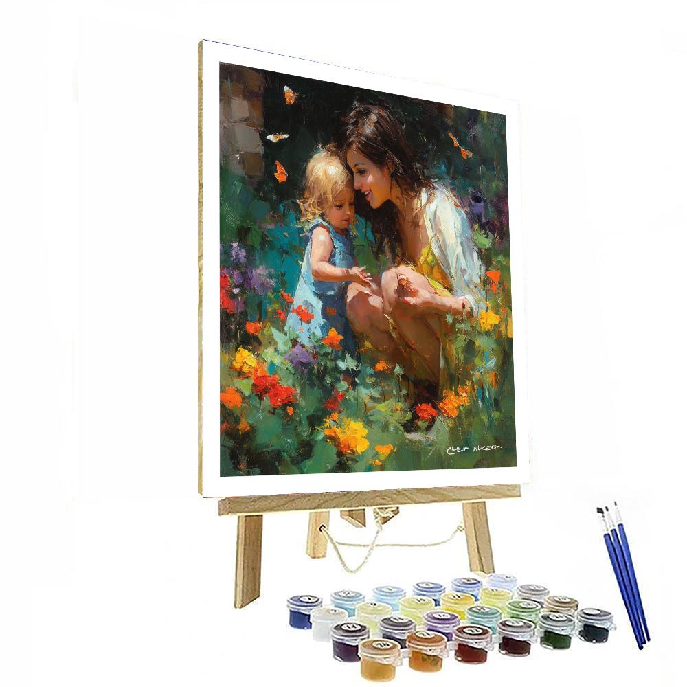 Adventure In The Butterfly Garden Paint By Number