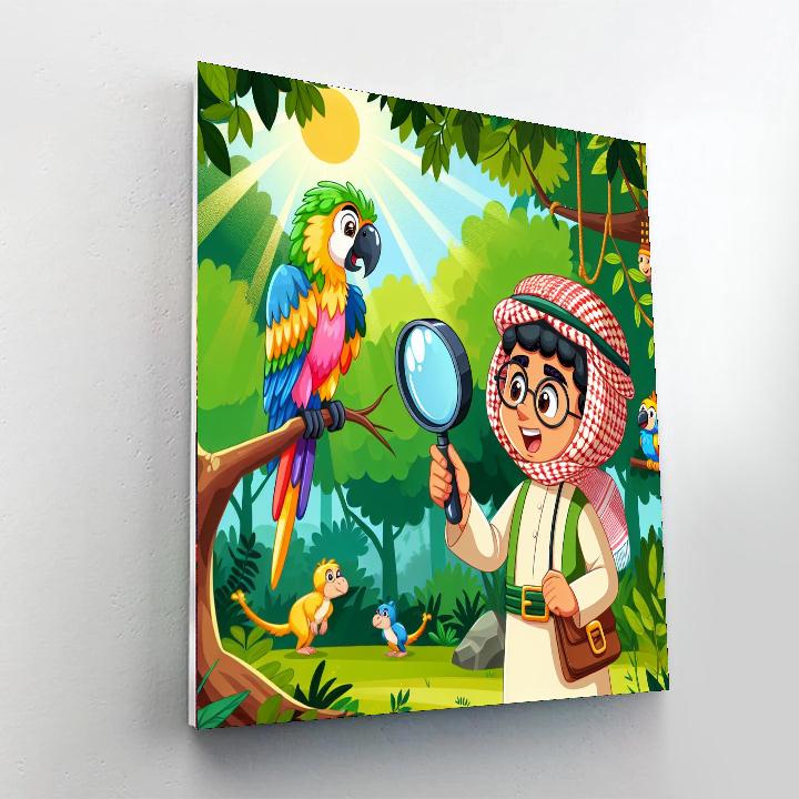 Explorer's Jungle Trail Painting Number Kit