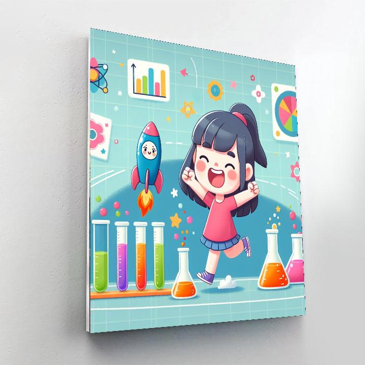 Rocket Science Academy DIY Paint By Numbers