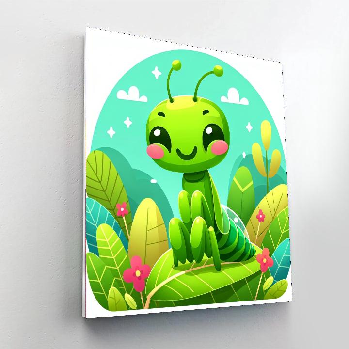 Merry Mantis Painting By Numbers Kit
