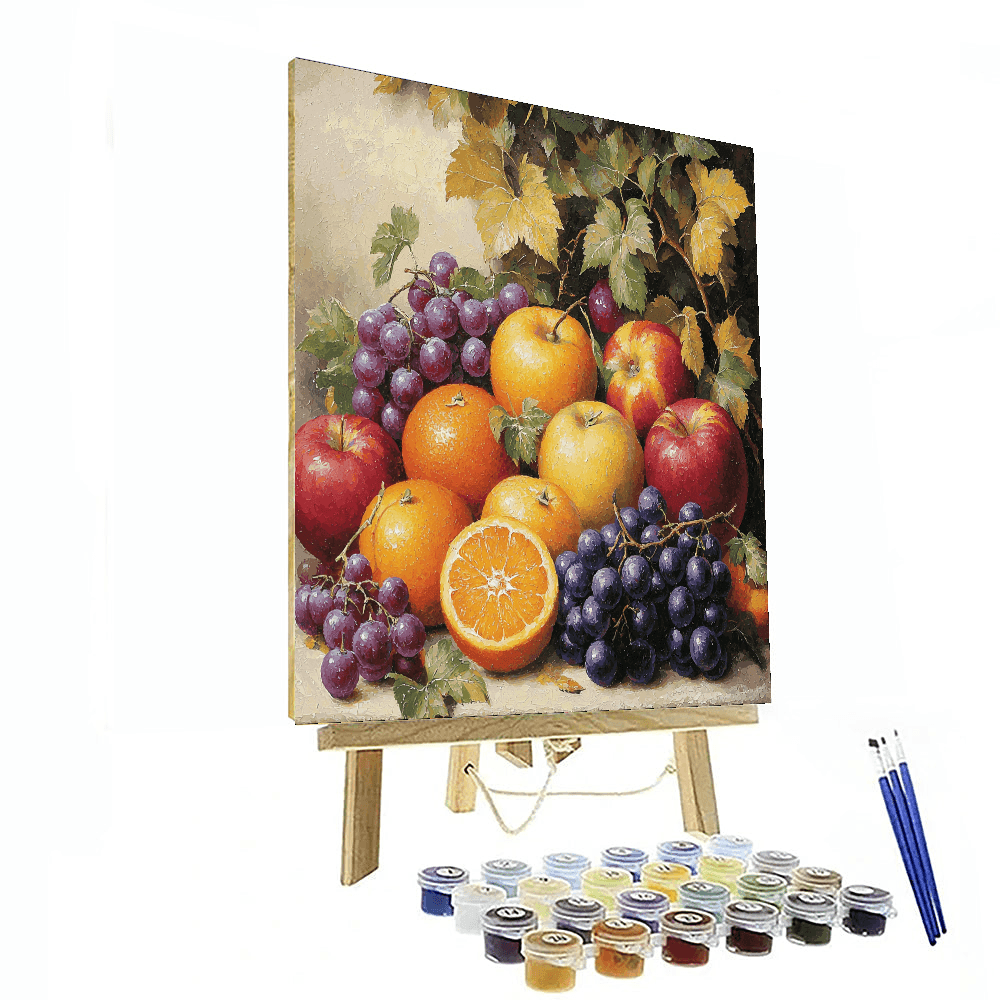 Cézanne Inspired Fruits of the Season - DIY Painting By Numbers Kit