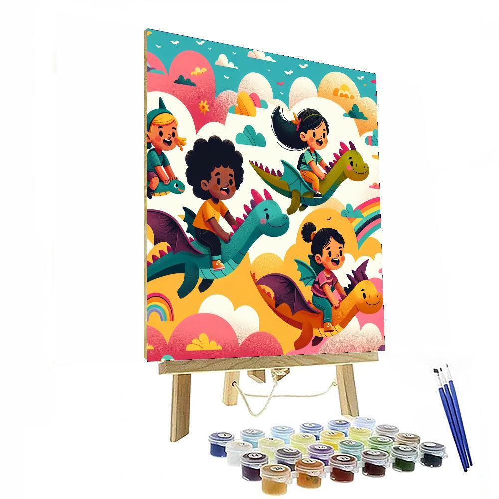 Dragon Riders Club Painting Number Kit