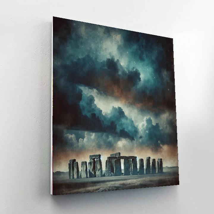 Timeless Stonehenge Mystery Painting By Numbers Kit
