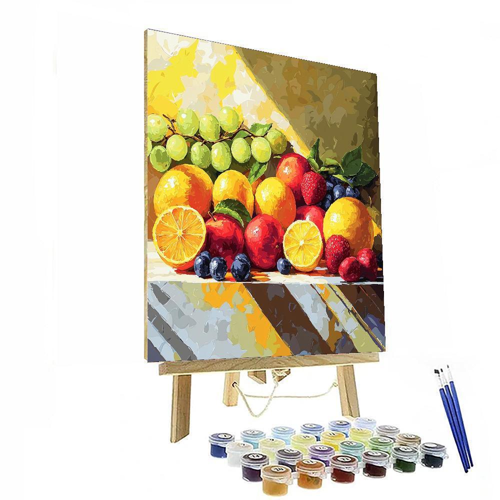 Paul Cézanne Inspired Fruitful Harmony  Painting By Numbers Kit