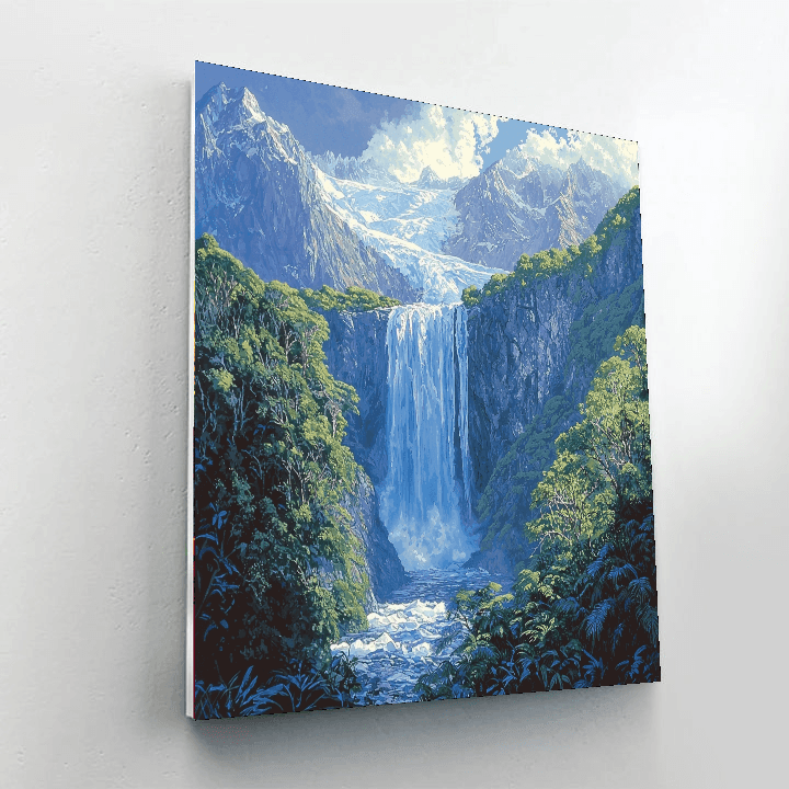 Franz Josef Glacier DIY Paint By Numbers