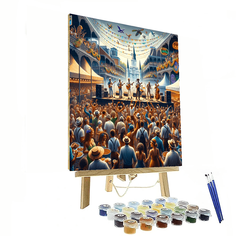 New Orleans Jazz & Heritage Festival Paint By Number