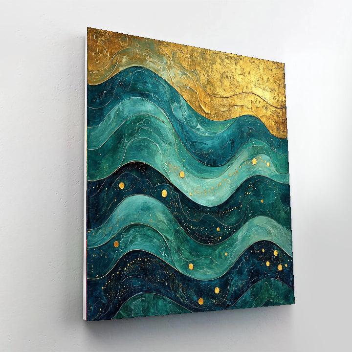 Gustav Klimt Inspired Tides Of Inspiration  Paint By Numbers Kits