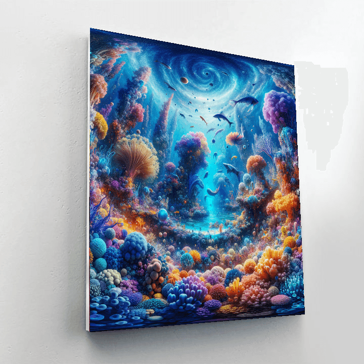 Fantasy Underwater Kingdom Paint By Color