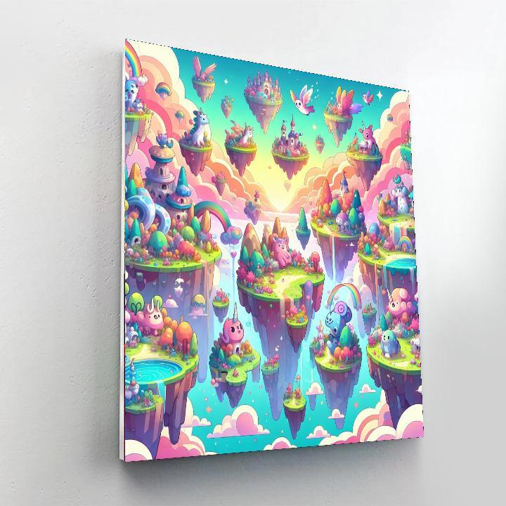 Floating Islands Paint By Color