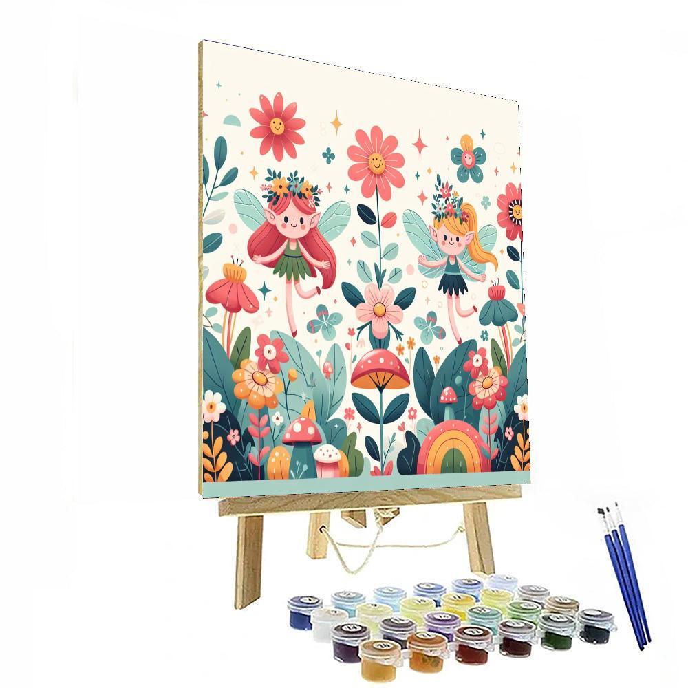 Friendly Fairy Wonderland Painting Number Kit