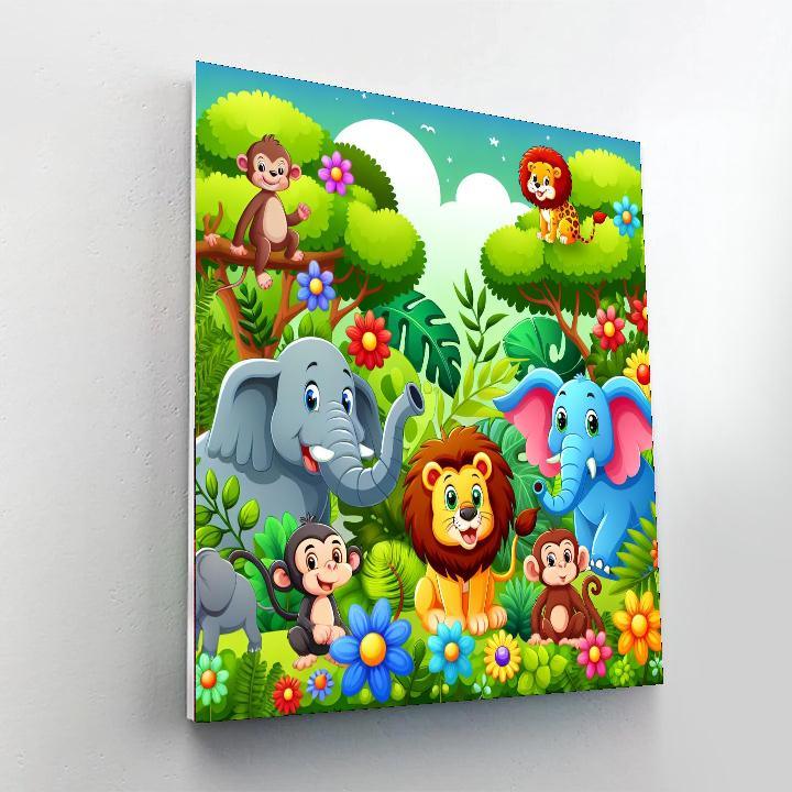 Safari Jungle Journey Paint By Number