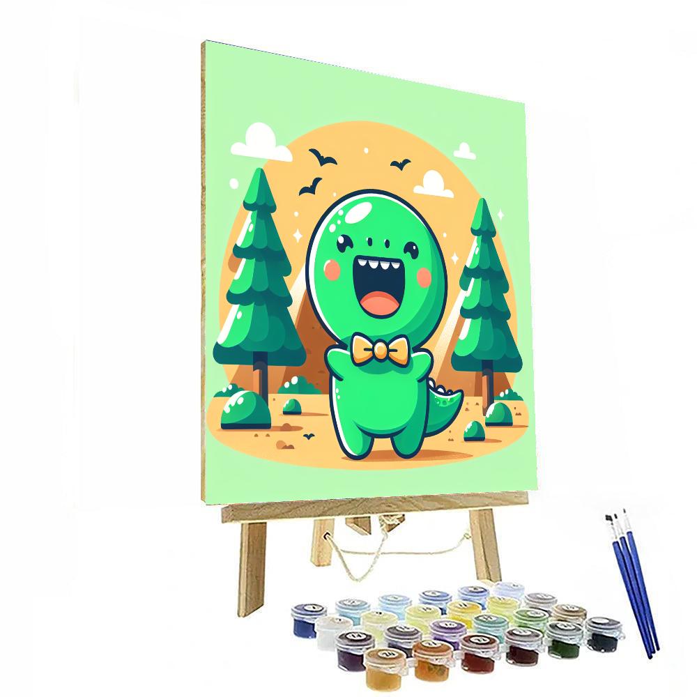 Dapper Dino Numbered Painting Kits