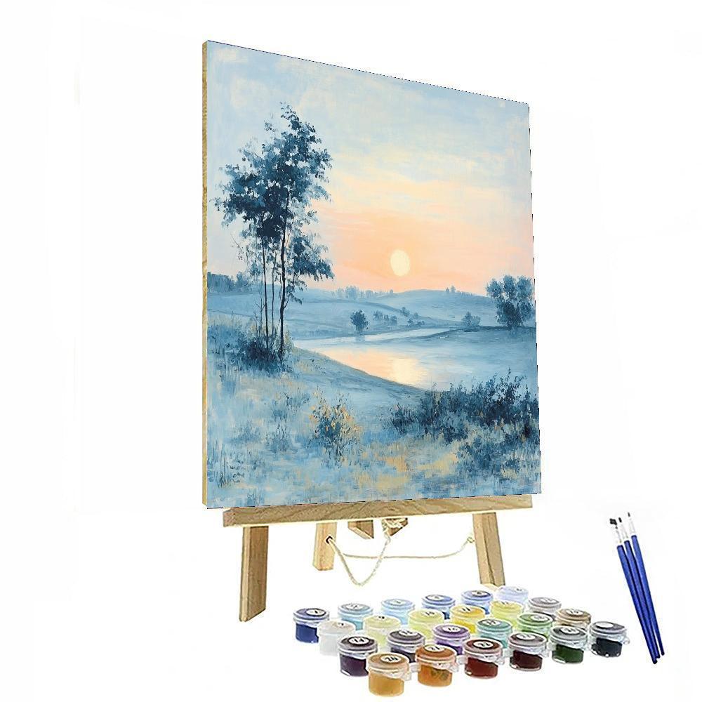 Edgar Degas Inspired Gentle Whispers Of Dawn  Paint By Color