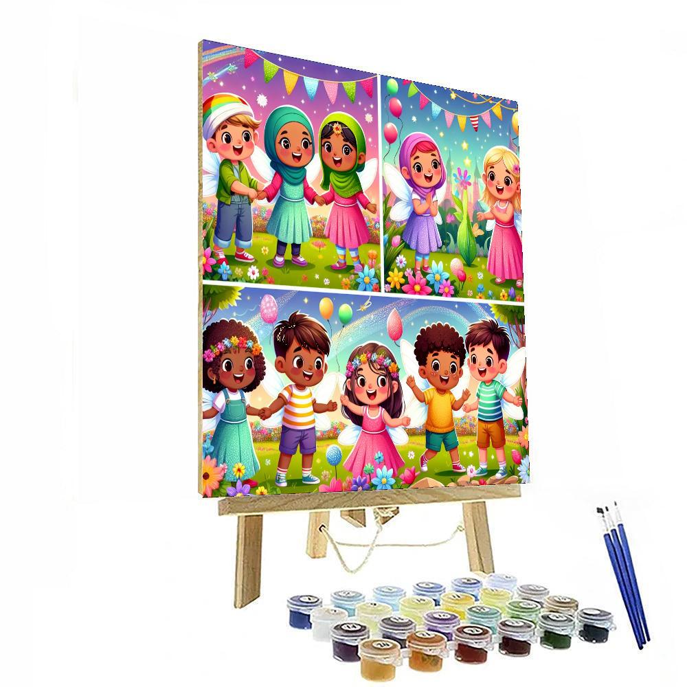 Adventure At The Fairy Festival Painting Number Kit