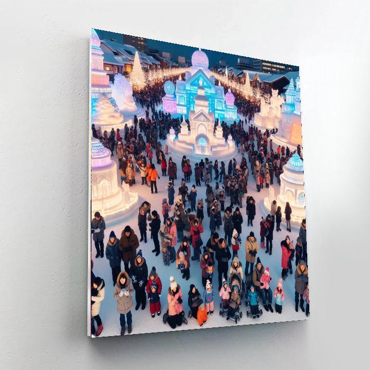 Snow Festival Paint By Color