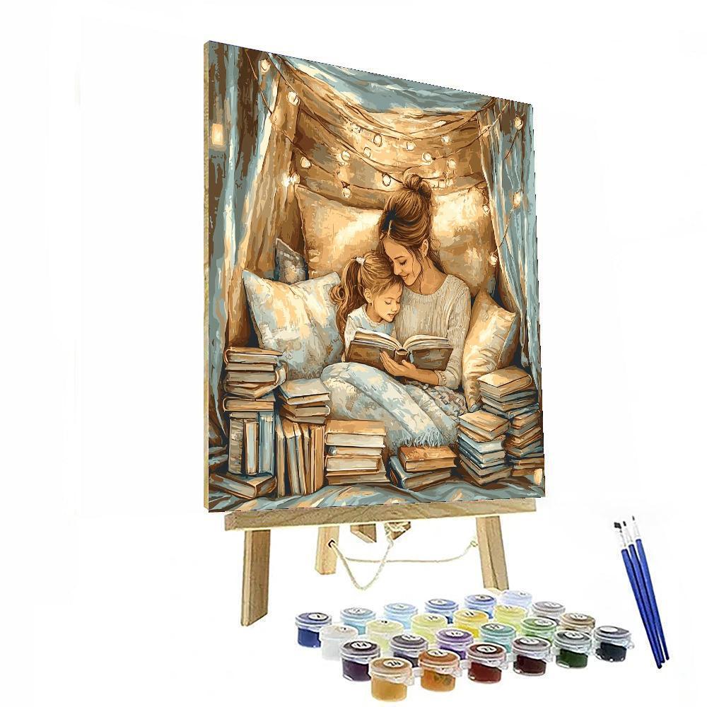 A Cozy Evening Together Painting Number Kit
