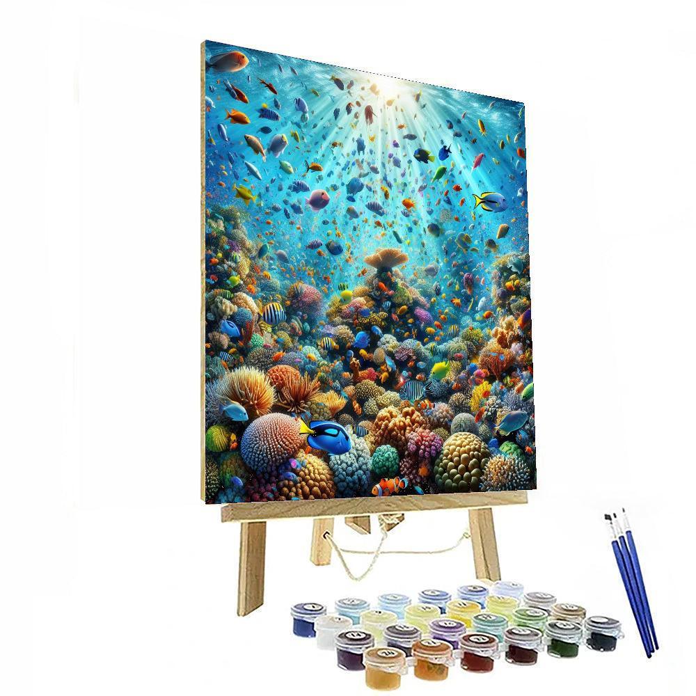 Tropical Fish Paradise Paint By Number