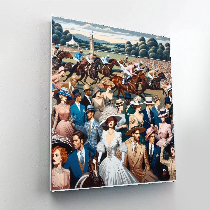 Flemington Racecourse Spring Racing Carnival Paint By Number