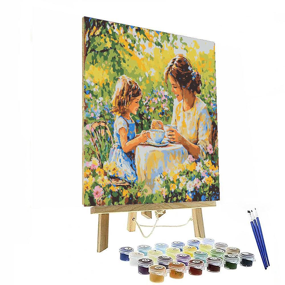 Afternoon Tea Delight DIY Paint By Numbers