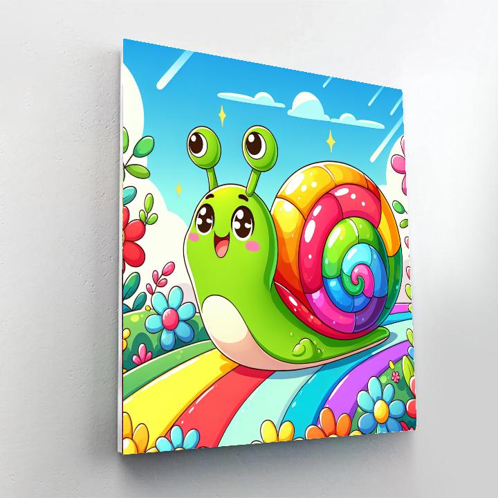 Bubbly Snail Paint By Color