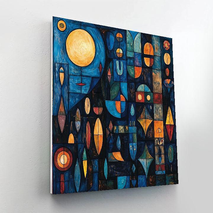 Paul Klee Inspired Symbolic Dreams  Numbered Painting Kits