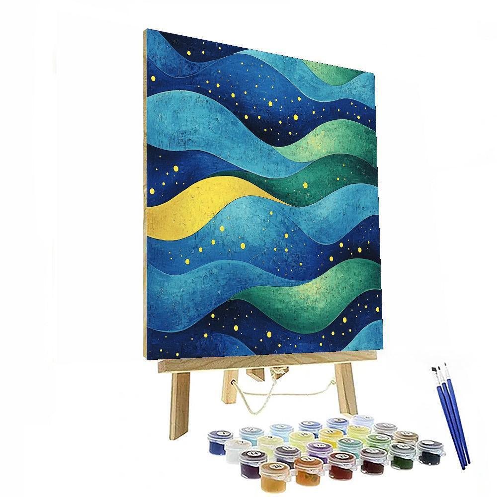 Joan Miro Inspired Mystical Ocean  Paint By Number