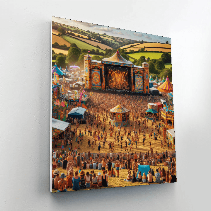 Glastonbury Festival - Pilton, England Painting Number Kit