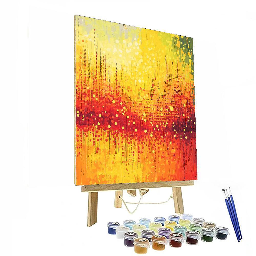 Georges Seurat Inspired Colorful Resonance  Paint By Numbers Kits