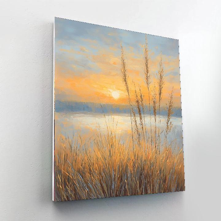 Traditional Landscape Art Style Inspired Wild Prairie Sunrise  Paint By Numbers Kits
